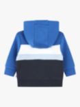 BOSS Baby Zip Through Hooded Cardigan, Blue/Multi