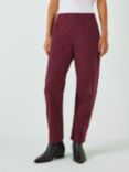 rag & bone Leyton Workwear Trousers, Burgundy