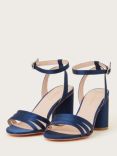 Monsoon Trio Strap Block Heel Sandals