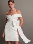 Monsoon Enrique Mini Wedding Dress, Ivory