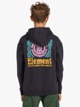 Element Kids' Volley Logo Hoodie, Off Black