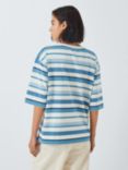 Armor Lux x Denham Comfort Stripe Shirt, White/Blue