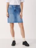 Part Two Olena Cotton Blend Denim Mini Skirt, Light Blue Denim