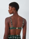John Lewis Haze Spot Multiway Bikini Top, Dark Green