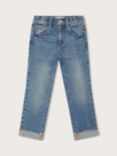 Monsoon Kids' Mid Wash Denim Jeans, Blue