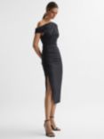 Reiss Fern Midi Bodycon Ruched Dress