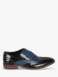 Silver Street London Amen Collection Derry Leather Brogues, Blue/Black