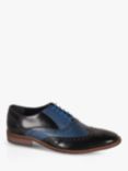 Silver Street London Amen Collection Derry Leather Brogues, Blue/Black