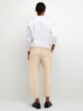KAFFE Merle Cropped Suit Trousers, Feather Gray