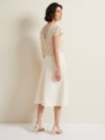 Phase Eight Maxine Lace Flared Dress, Cream