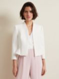 Phase Eight Daisy Peplum Jacket, Ivory