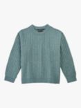 Radley Dukes Fluffy Cable Jumper, Ice Blue