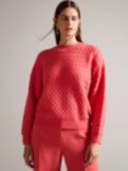 Ted Baker Morlea Horizontal Cable Knit Easy Fit Jumper, Coral