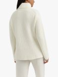 Chinti & Parker Ribbed Cashmere Roll-Neck Jumper