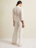 Phase Eight Kylie Tux Jumpsuit, Ivory