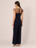 Adrianna Papell Knit Crepe Jumpsuit, Midnight