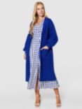 Closet London Longline Cardigan, Blue