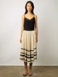 Gerard Darel Dalille Maxi Skirt, Ecru