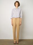 Gerard Darel Colombe Linen Blend Trousers, Sand