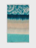 Gerard Darel Phoebe Silk Blend Tie Dye Scarf, Emerald/Multi