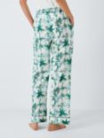 John Lewis Hummingbird Print Pyjama Bottoms, Ivory/Green