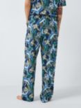 AND/OR Botanical Crane Pyjama Bottoms, Navy/Multi