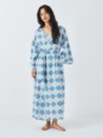 AND/OR Mosiac Tile Dressing Gown, Blue