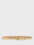 Gerard Darel Le Mini Lauren Skinny Leather Belt, Gold