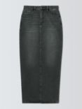 Good American Denim Tube Maxi Skirt, Black