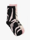 Tutti & Co Wild & Muse Patterned Ankle Socks, Pack of 2, Black/Multi
