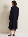 Phase Eight Juliette Crepe Coat, Navy