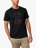 Psycho Bunny Cotton Graphic T-Shirt, Black