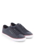 Tommy Hilfiger Leather Low Top Trainers, Desert Sky