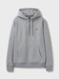 Crew Clothing Logo Hoodie, Marl Grey