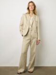 Gerard Darel Brendi Metallic Blazer, Sand