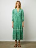 Gerard Darel Emi Geometric Print Dress, Emerald