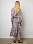 Gerard Darel Daffy Paisley Print Midi Skirt, Purple/Multi