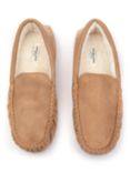 Chelsea Peers Suedette Moccasin Slippers, Camel