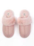 Chelsea Peers Suedette Cuffed Dome Slippers