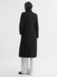 Reiss Petite Blair Wool Blend Coat, Black