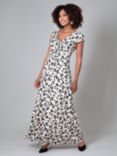 Alie Street Sophia Jersey Maxi Dress, Monochrome