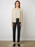 Gerard Darel Lexane Metallic Cardigan, Gold