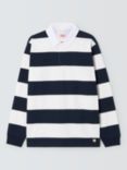 Armor Lux Long Sleeve Striped Polo Shirt