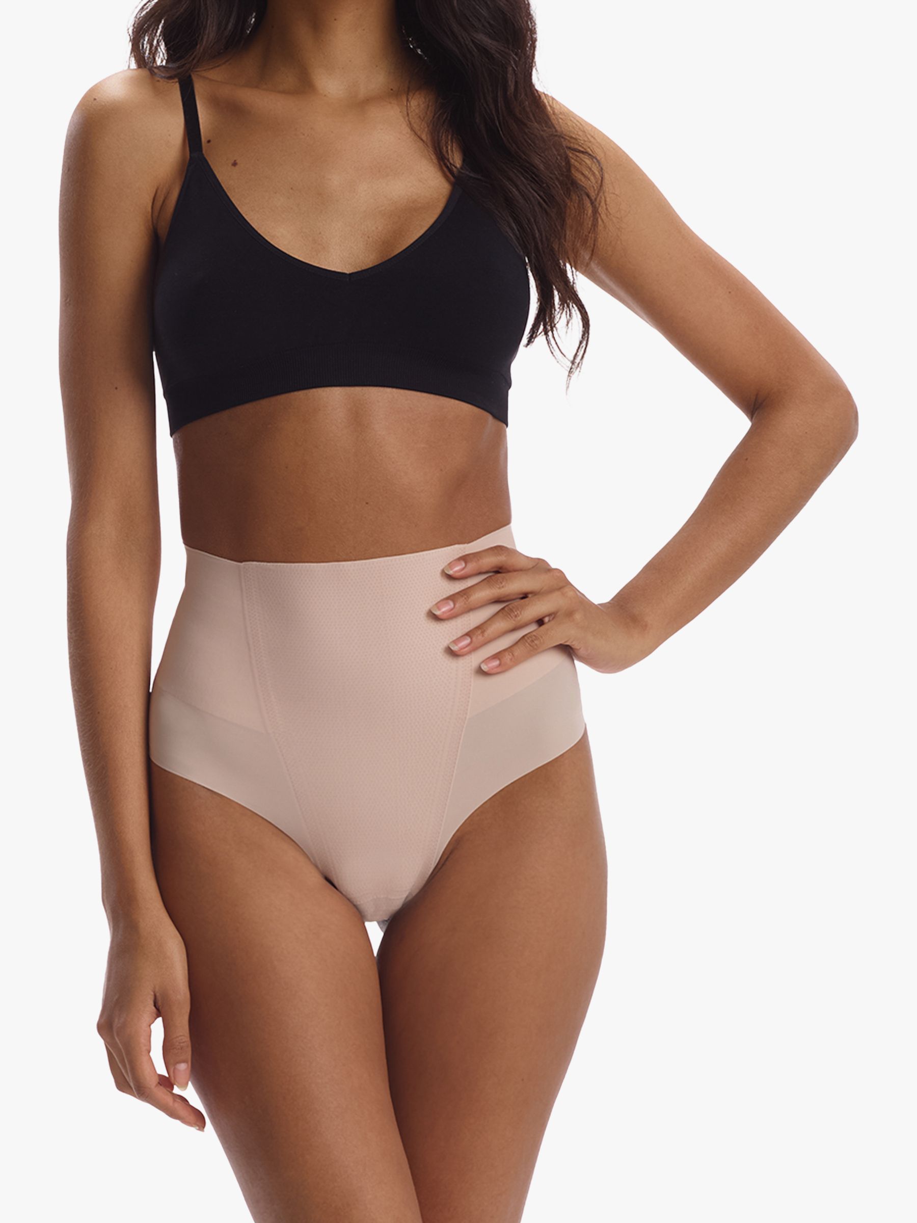 Commando Classic Seamless Control Thong, Nude at John Lewis & Partners