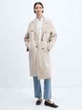 Mango Picarol Wool Blend Coat