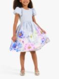 Angel & Rocket Kids' Orchid Border Dress, Multi