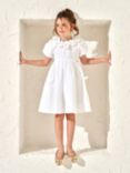 Angel & Rocket Kids' Loretta Rose Corsage Dress, White