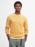 Barbour Pima Cotton Crew Jumper, Honey Gold