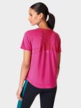 Sweaty Betty Breathe Easy Running T-Shirt, Beet Pink