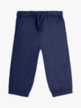 JoJo Maman Bébé Baby Linen Blend Summer Trousers, Navy